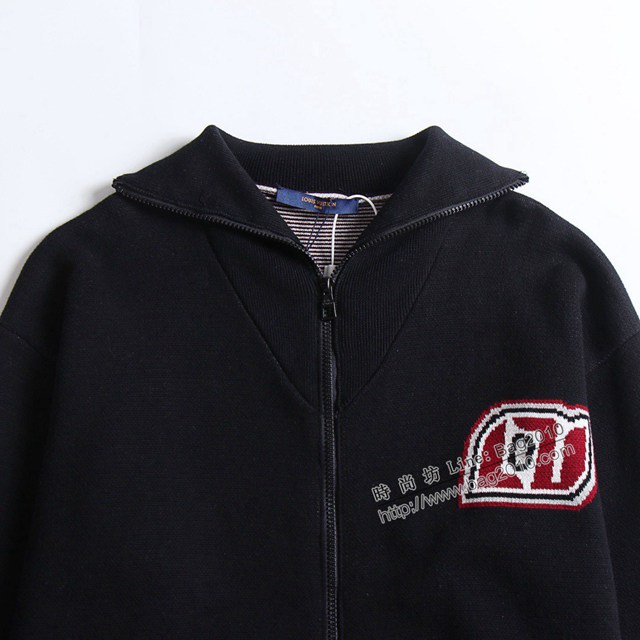 Louisvuitton路易威登Lv專門店2023FW新款針織提花拉鏈毛衣外套 男女同款 tzy3209